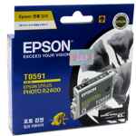 1 x Genuine Epson T0591 Black Ink Cartridge