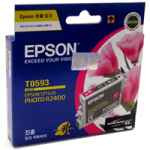 1 x Genuine Epson T0593 Magenta Ink Cartridge