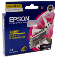 1 x Genuine Epson T0593 Magenta Ink Cartridge