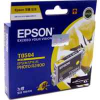 1 x Genuine Epson T0594 Yellow Ink Cartridge