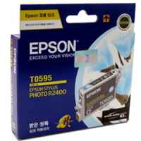 1 x Genuine Epson T0595 Light Cyan Ink Cartridge