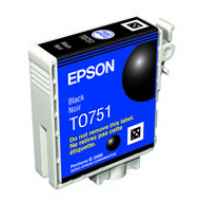 1 x Genuine Epson T0751 Black Ink Cartridge