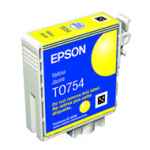 1 x Genuine Epson T0754 Yellow Ink Cartridge