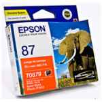 1 x Genuine Epson T0879 Orange Ink Cartridge