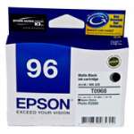 1 x Genuine Epson T0968 Matte Black Ink Cartridge