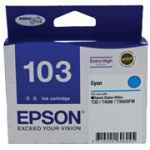 1 x Genuine Epson T1032 103 Cyan Ink Cartridge Extra High Yield