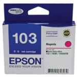 1 x Genuine Epson T1033 103 Magenta Ink Cartridge Extra High Yield