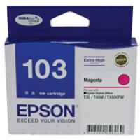 1 x Genuine Epson T1033 103 Magenta Ink Cartridge Extra High Yield