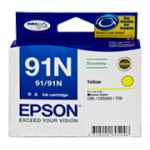 1 x Genuine Epson T1074 91N Yellow Ink Cartridge