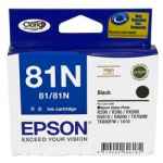 1 x Genuine Epson T0811 T1111 81N Black Ink Cartridge High Yield