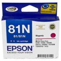 1 x Genuine Epson T0813 T1113 81N Magenta Ink Cartridge High Yield