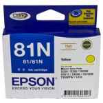 1 x Genuine Epson T0814 T1114 81N Yellow Ink Cartridge High Yield
