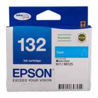 1 x Genuine Epson T1322 132 Cyan Ink Cartridge