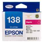 1 x Genuine Epson T1383 138 Magenta Ink Cartridge High Yield