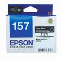 1 x Genuine Epson T1571 157 Photo Black Ink Cartridge