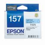 1 x Genuine Epson T1575 157 Light Cyan Ink Cartridge