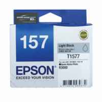 1 x Genuine Epson T1577 157 Light Black Ink Cartridge