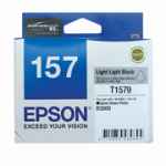 1 x Genuine Epson T1579 157 Light Light Black Ink Cartridge