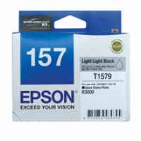 1 x Genuine Epson T1579 157 Light Light Black Ink Cartridge