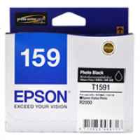 1 x Genuine Epson T1591 159 Photo Black Ink Cartridge