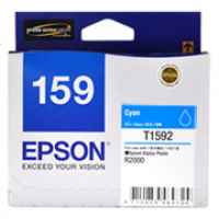 1 x Genuine Epson T1592 159 Cyan Ink Cartridge