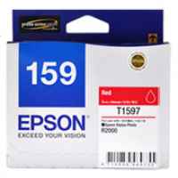 1 x Genuine Epson T1597 159 Red Ink Cartridge