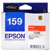 1 x Genuine Epson T1599 159 Orange Ink Cartridge