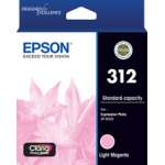 1 x Genuine Epson 312 Light Magenta Ink Cartridge Standard Yield