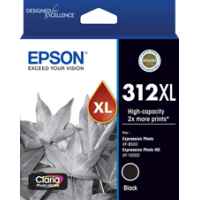 1 x Genuine Epson 312XL Black Ink Cartridge High Yield