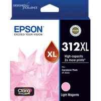 1 x Genuine Epson 312XL Light Magenta Ink Cartridge High Yield