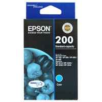 1 x Genuine Epson 200 Cyan Ink Cartridge Standard Yield