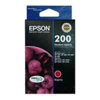 1 x Genuine Epson 200 Magenta Ink Cartridge Standard Yield