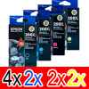 10 Pack Genuine Epson 200XL Ink Cartridge Set (4BK,2C,2M,2Y) High Yield