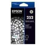 1 x Genuine Epson 252 Black Ink Cartridge Standard Yield