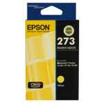 1 x Genuine Epson 273 Yellow Ink Cartridge Standard Yield