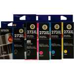 5 Pack Genuine Epson 273XL Ink Cartridge Set (1BK,1PBK,1C,1M,1Y) High Yield