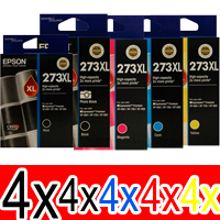 20 Pack Genuine Epson 273XL Ink Cartridge Set (4BK,4PBK,4C,4M,4Y) High Yield