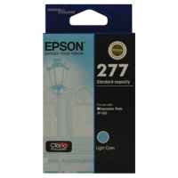 1 x Genuine Epson 277 Light Cyan Ink Cartridge Standard Yield