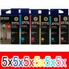 30 Pack Genuine Epson 277XL Ink Cartridge Set (5BK,5C,5M,5Y,5LC,5LM) High Yield
