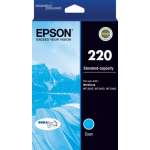 1 x Genuine Epson 220 Cyan Ink Cartridge Standard Yield