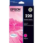 1 x Genuine Epson 220 Magenta Ink Cartridge Standard Yield