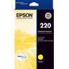 1 x Genuine Epson 220 Yellow Ink Cartridge Standard Yield