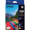 1 x Genuine Epson 220 Ink Cartridge Value Pack Standard Yield