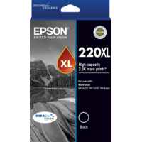 1 x Genuine Epson 220XL Black Ink Cartridge High Yield