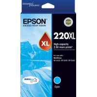 1 x Genuine Epson 220XL Cyan Ink Cartridge High Yield
