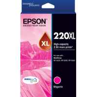 1 x Genuine Epson 220XL Magenta Ink Cartridge High Yield