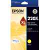 1 x Genuine Epson 220XL Yellow Ink Cartridge High Yield