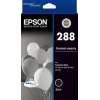 1 x Genuine Epson 288 Black Ink Cartridge Standard Yield
