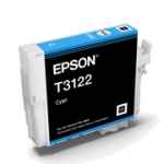 1 x Genuine Epson T3122 Cyan Ink Cartridge