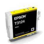 1 x Genuine Epson T3124 Yellow Ink Cartridge